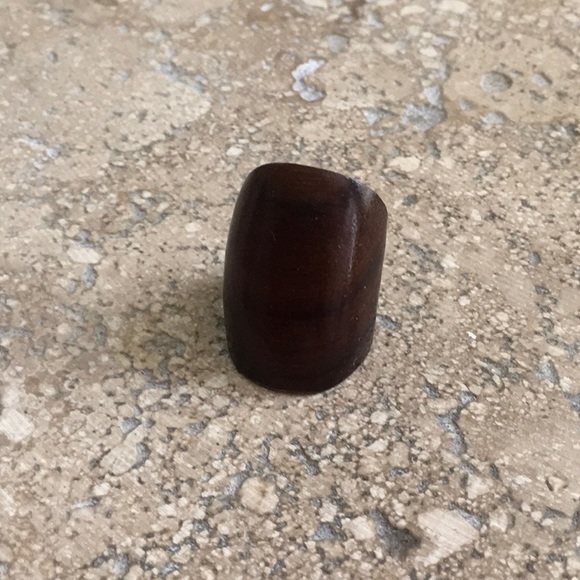 NWT Favorite Handmade Chunky Wood Ring! Boho Chic! - Picture 2 of 6